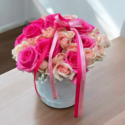 Blushing Velvet Bloom Box